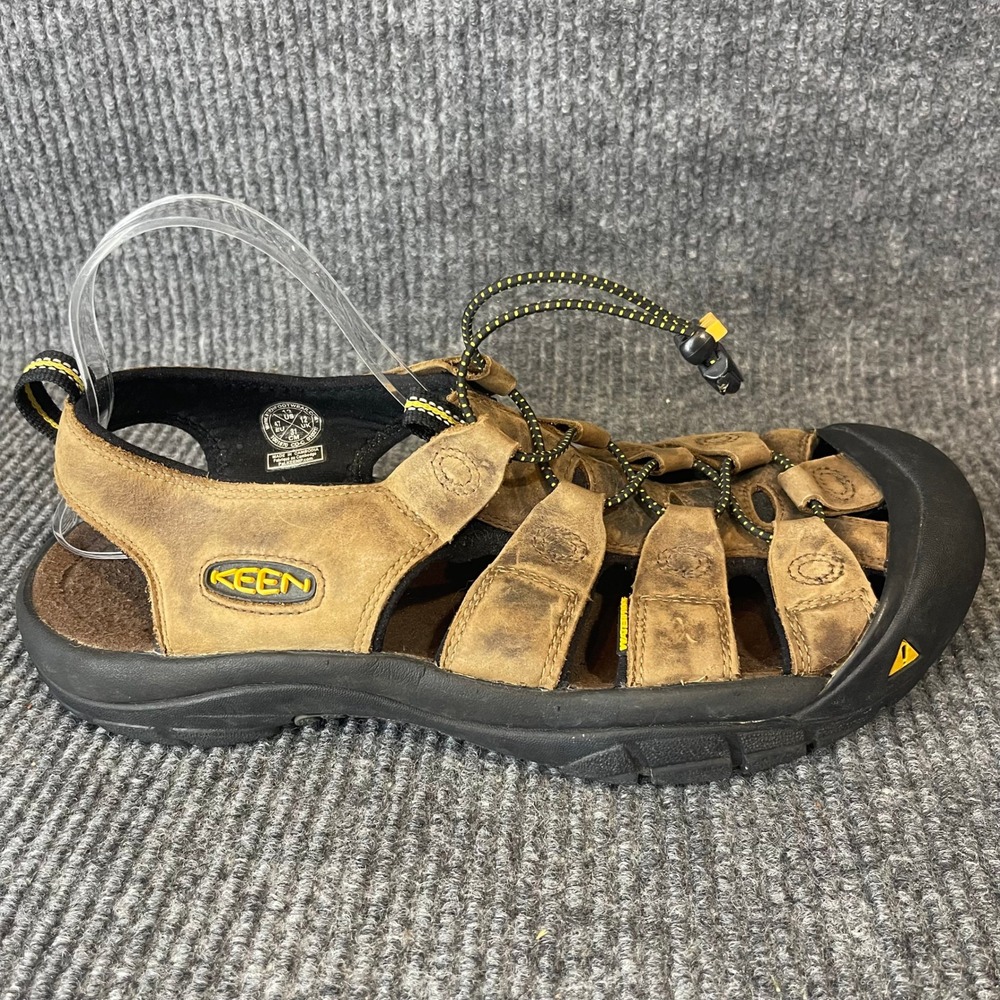KEEN Sandals Brown Newport Fisherman Leather Hiking Outdoor 1001870 Men's sz 13